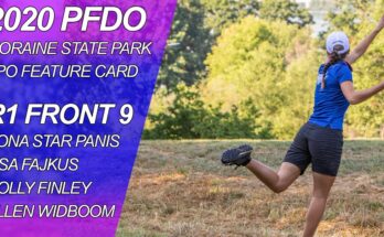 Pittsburgh Flying Disc Open FPO Round 1 Front 9 Feature Card