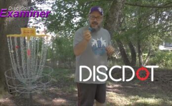 Discdot disc golf putting training tool