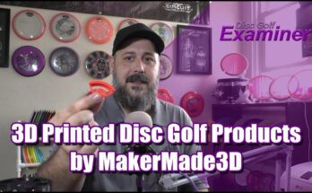 3D Printed Disc Golf Products by Maker Made 3D