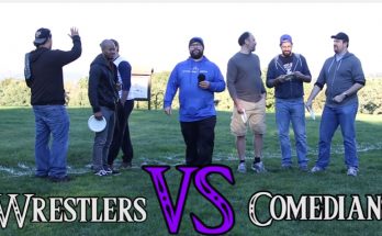 wrestelers vs comedians disc golf